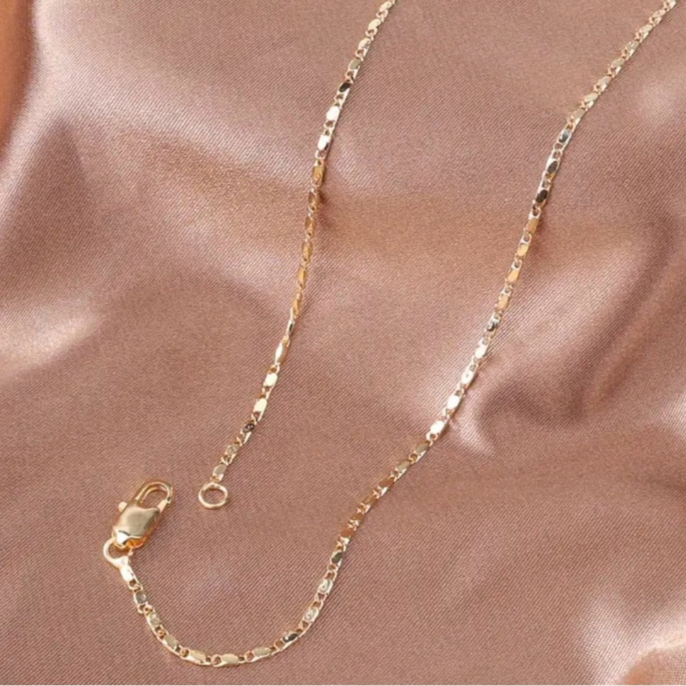 BRAND NEW 18K GOLD FIGARO CHAIN‼️